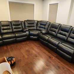 Reclining Sectional In Stock For Immediate Delivery 