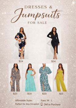 Dresses and Jumpsuits
