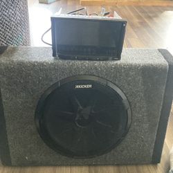 250watt Kicker Pro Comp And Dule Head Unit 