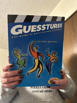 Second Edition Guesstures Game From 2003- Opened, Like New