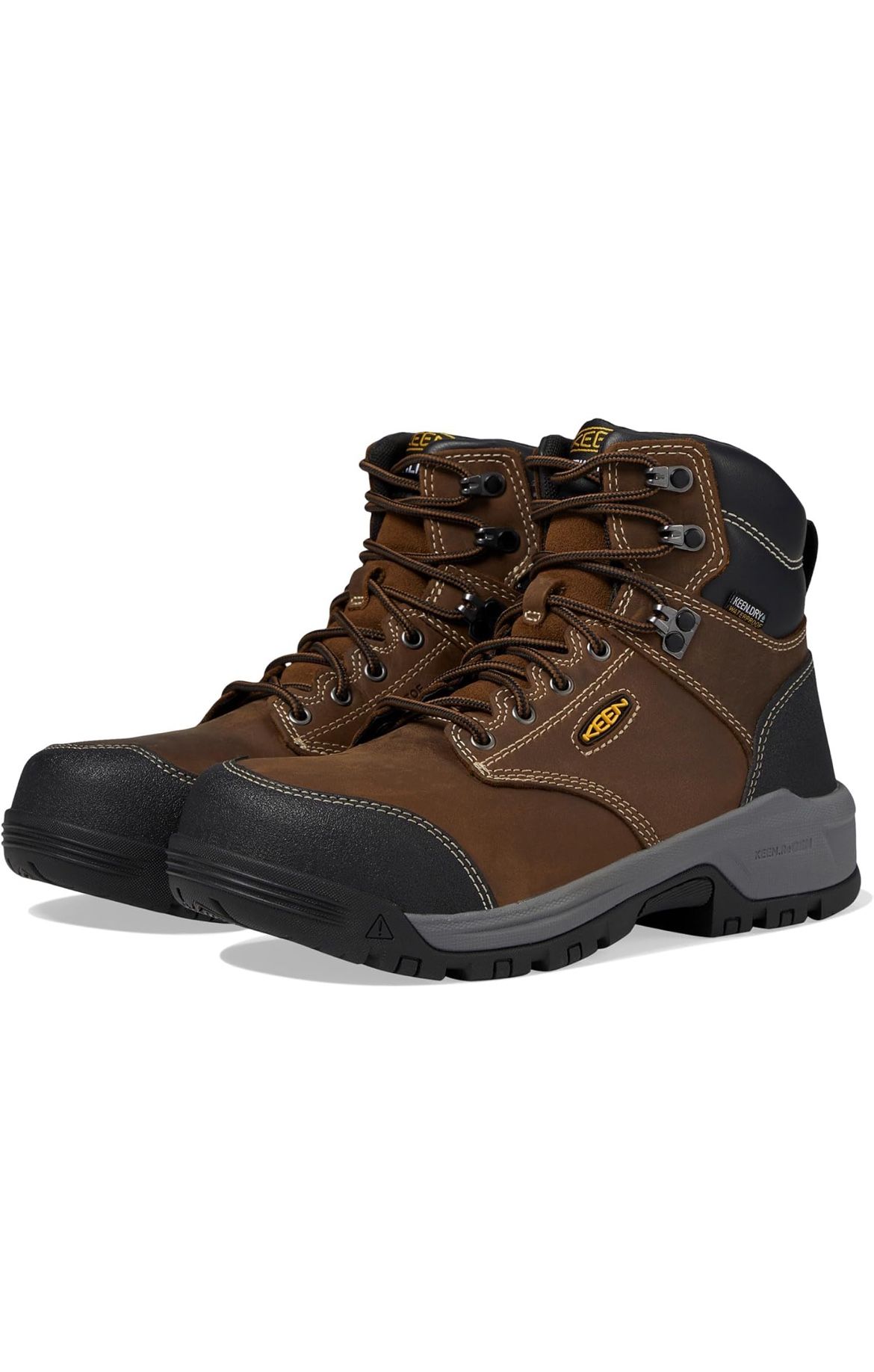 KEEN Women's Evanston 6" Waterproof Leather Durable Construction Work Boot