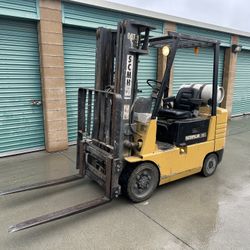 Caterpillar 50 Forklift 5,000Lbs Gas 69,305Hrs