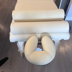 Barely-used Professional Massage Table + Accessories