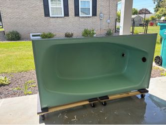 1962 American standard mint-green bathtub