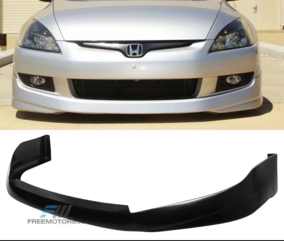 Fit 03-05 Honda Accord Coupe HFP Style PU Front Bumper Lip Bodykit