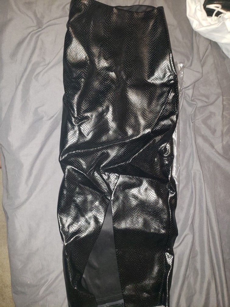 New Faux Leather Pencil Skirt From Express $10 Or Best Offer