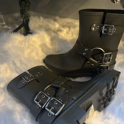 Jeffrey Campbell Rain Boots Size 9