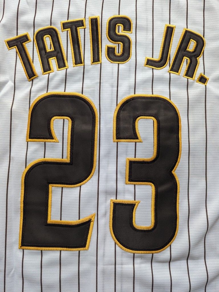 Fernando Tatis Jr Padres Jersey White Gold And Black,Brand New 60$ Large  for Sale in San Diego, CA - OfferUp