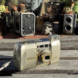 Vintage Nikon Lite Touch 35mm Film Camera 