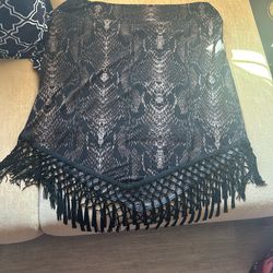 1XL Skirt New Without Tags Black And Brown