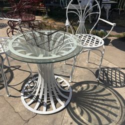 Bistro Set / Glass Table Top 