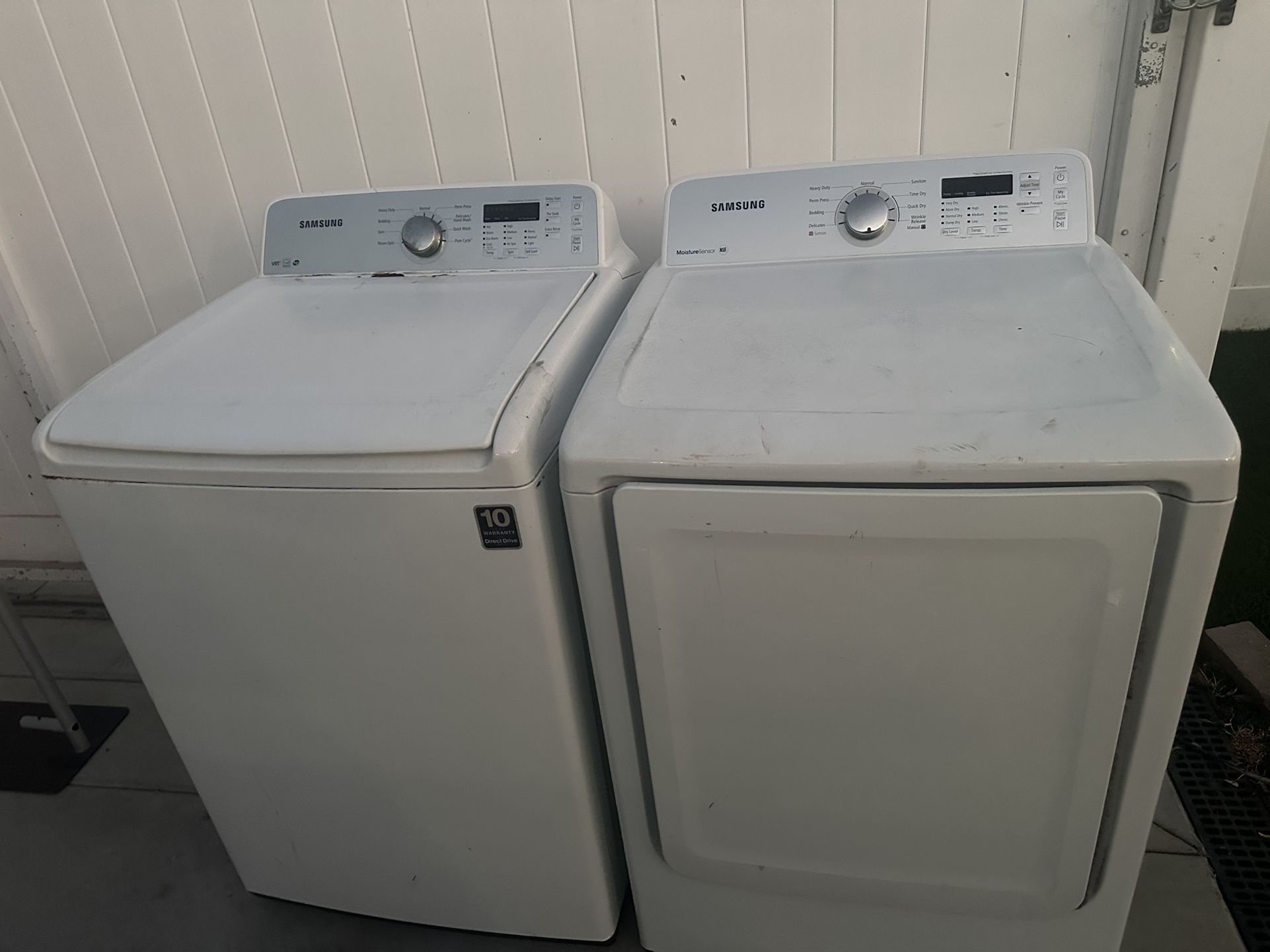 washer and dryer