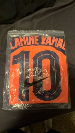 Lamine yamal orange jersey