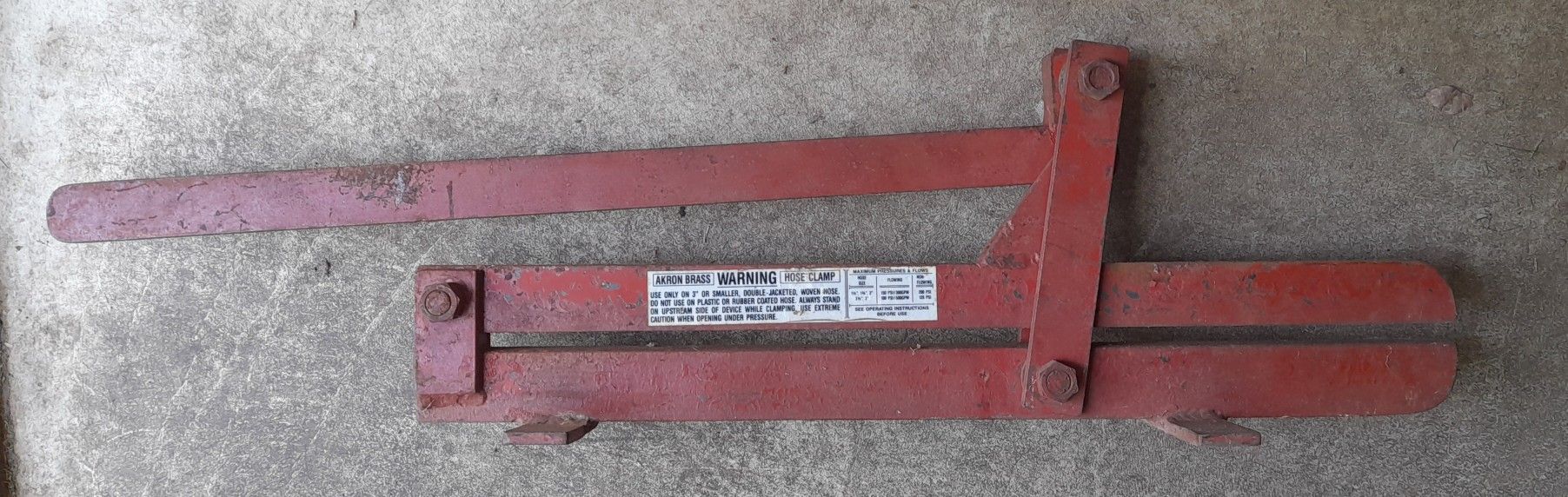 Akron Brass Fire Hose Clamp