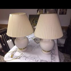 Cream Lamps