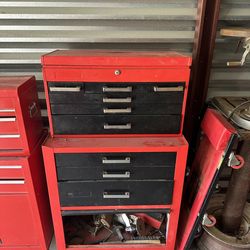 Rolling Tool Chest FULLY LOADED With Tools Top & Bottom Box
