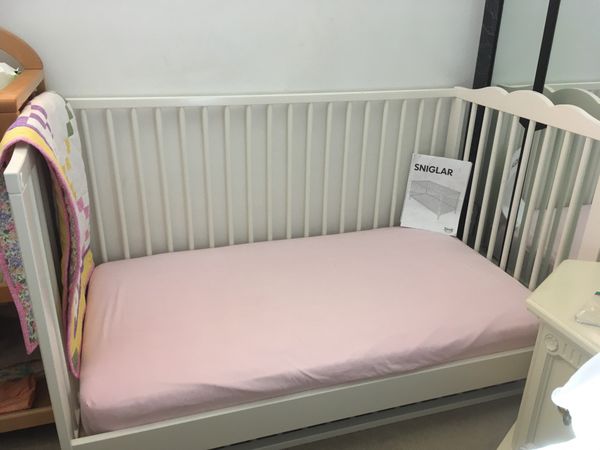 Sniglar Crib Converts To Toddler Bed From Ikea For Sale In