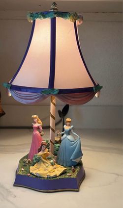 Vintage Disney Princess Lamp