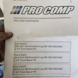 Chevy Silverado Leveling Kit 