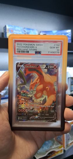 PSA 10 Charizard V Full Art Brilliant Stars #154