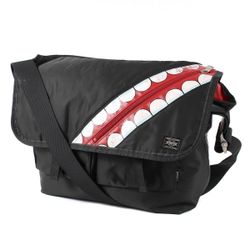originalfake PORTER パスポートケース 黒 KAWS