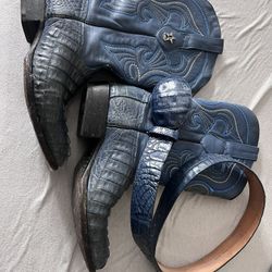Los Altos Mens Boots And Belt