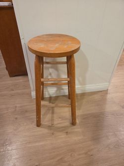 Free wooden stool in monterey park