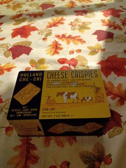 Holland Che-Cri Cheese Crispies Vintage Tin Box