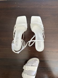 Journey White Heels