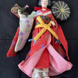 Antique Porcelain Japanese Doll