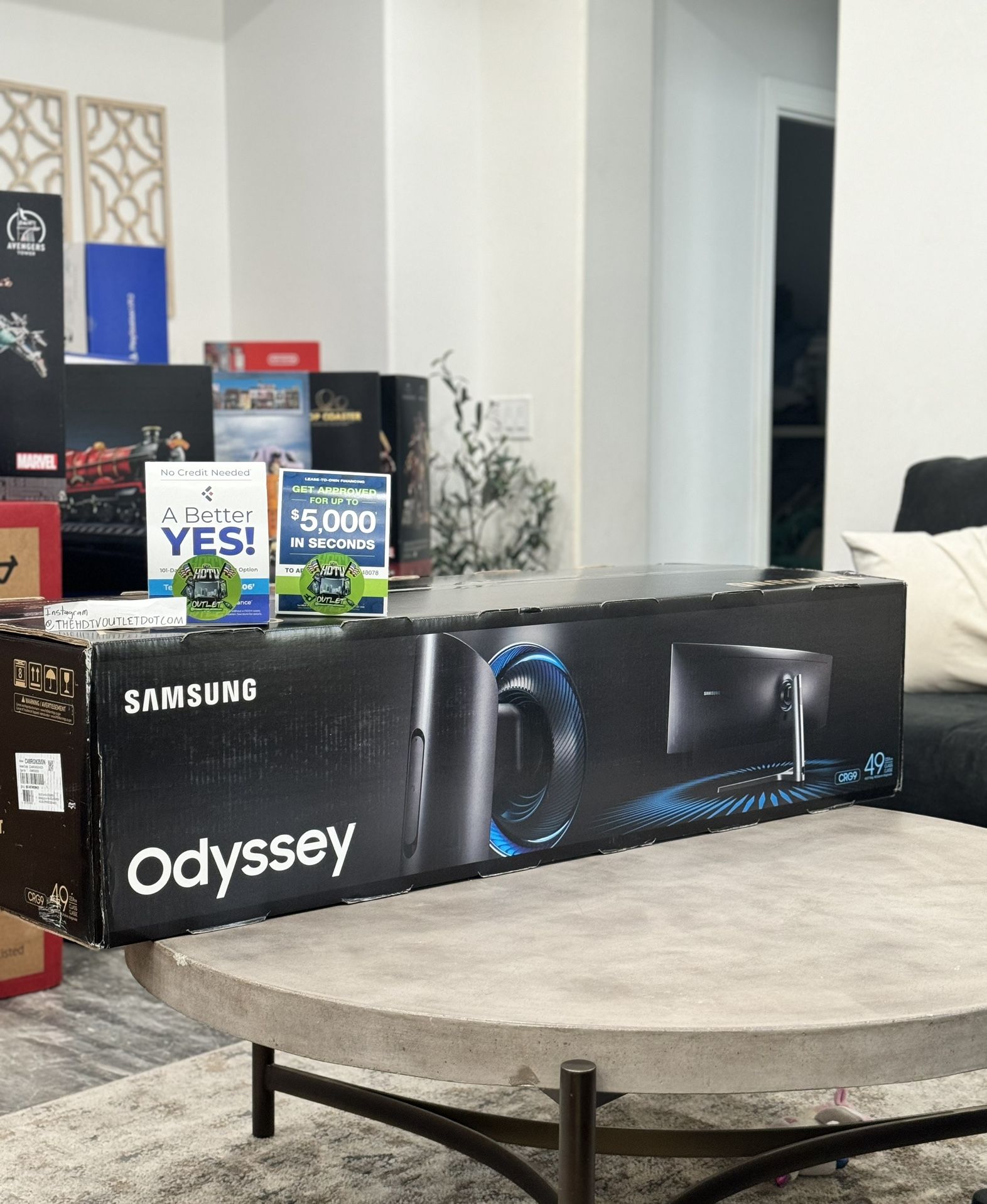 49” Samsung Odyssey 1000r Curved Dual Qhd 240hz 1ms Monitor