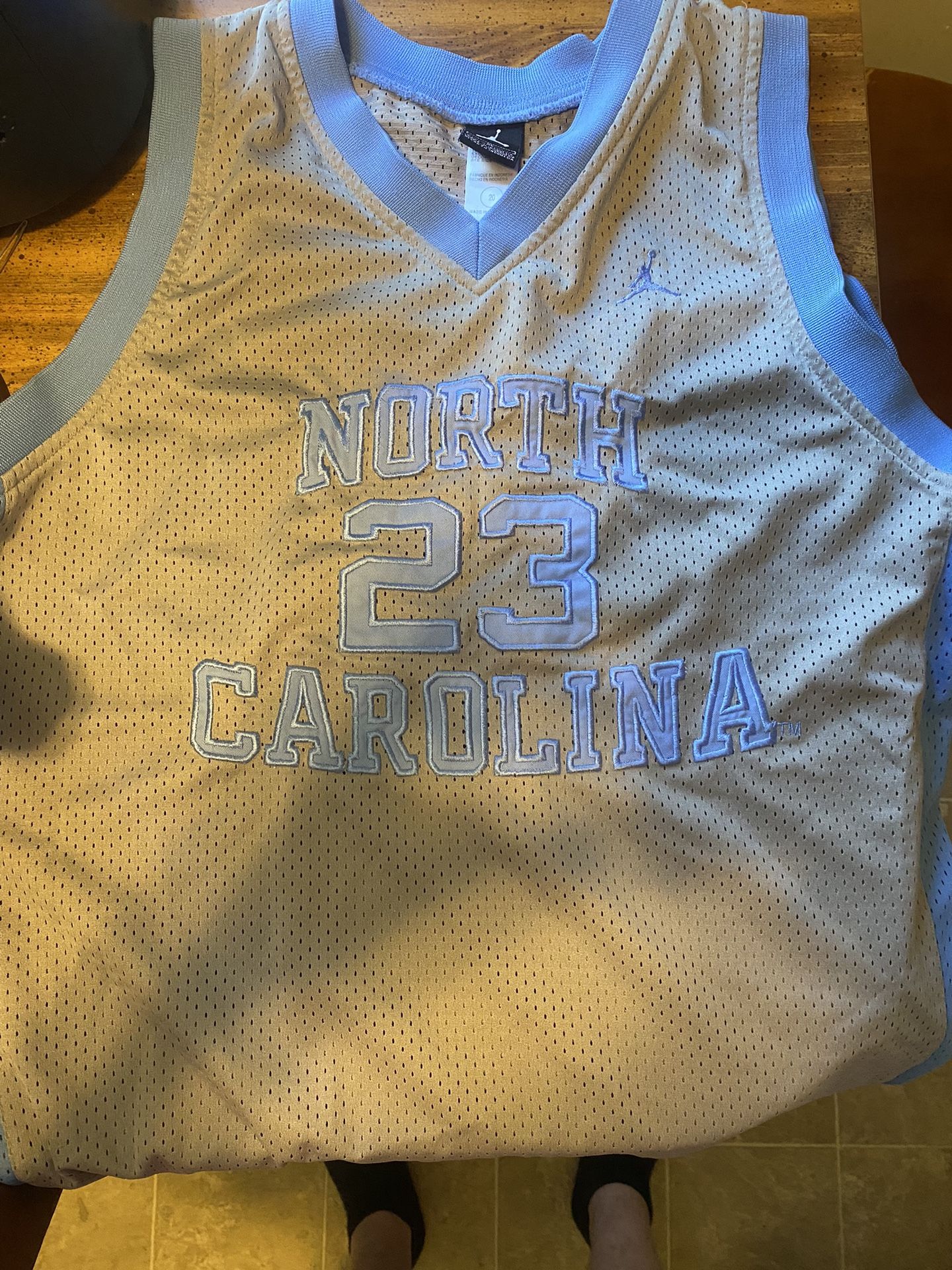 North Carolina Jordan 23 Jersey 