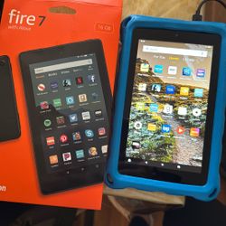 Fire 7 Tablet 2021 With Case No Password