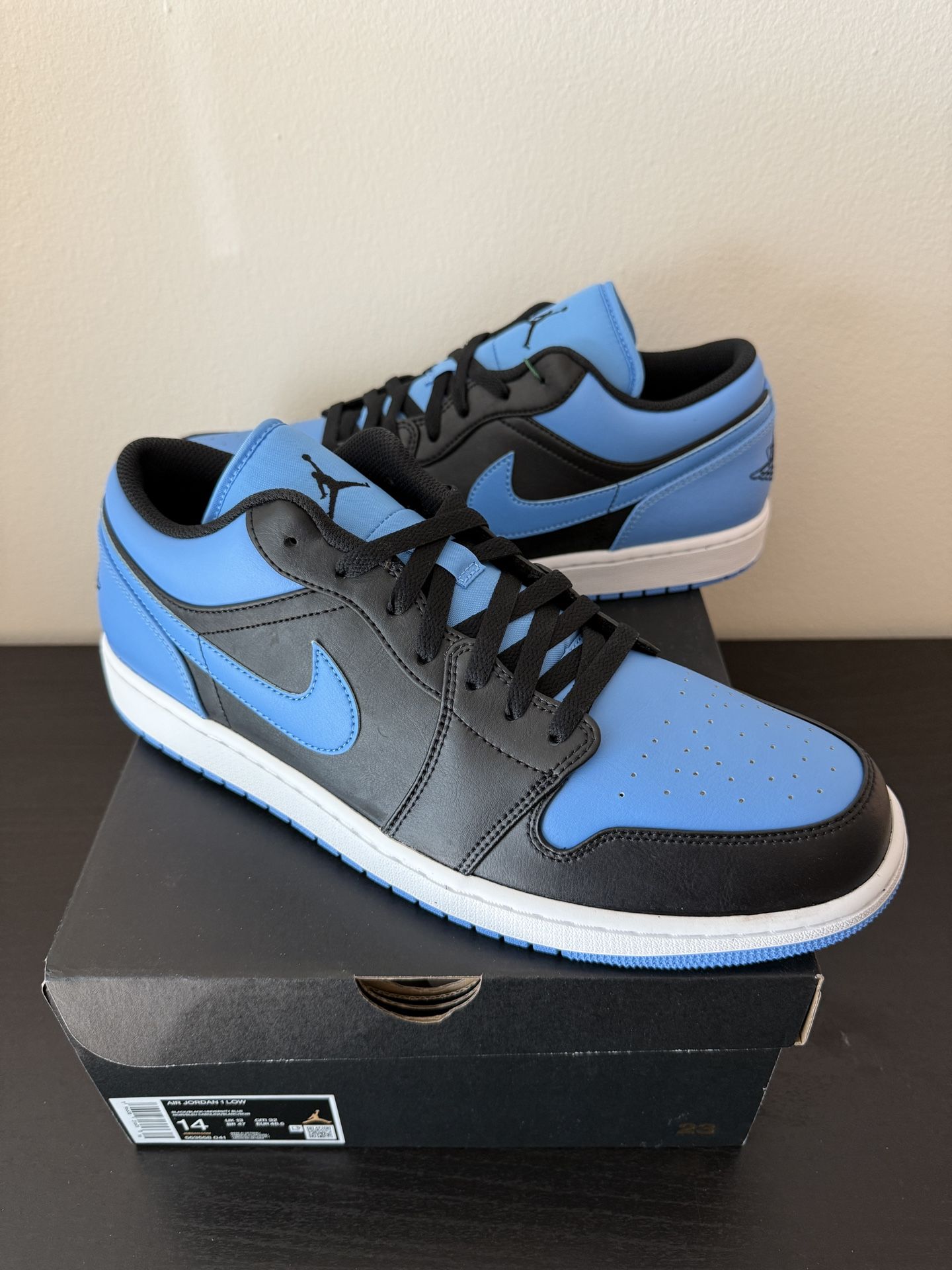 Air Jordan 1 Low University Blue Men’s Size 14 (553558-041)