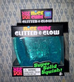 NEW Sealed Needoh Nice Cube Glitter & Glow Blue (Target Exclusive)