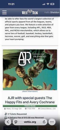AJR tickets