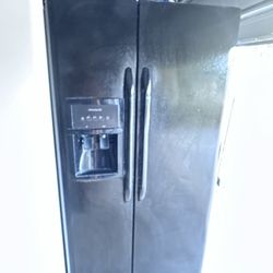 Black Refrigerator 
