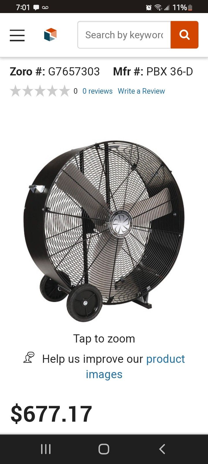 36" Industrial Fan for Sale in Eagle, ID OfferUp