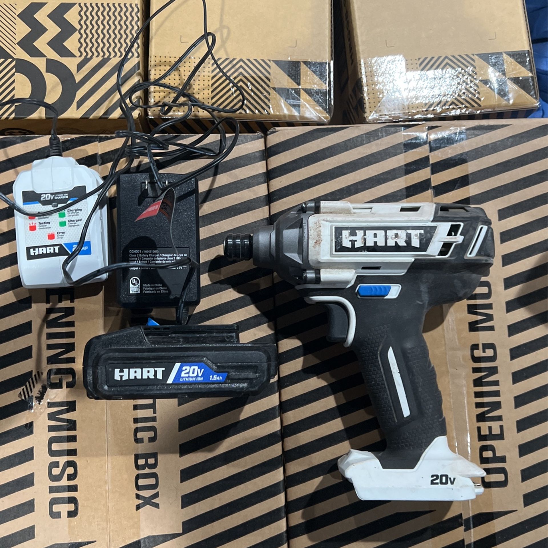 Hart 20v Impact Driver Kit