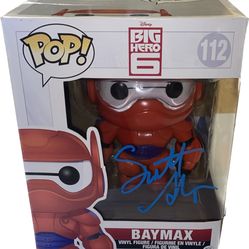 Scott Adsit Signed Autographed Funko Pop 6 Inch Baymax Big Hero 6 BECKETT COA