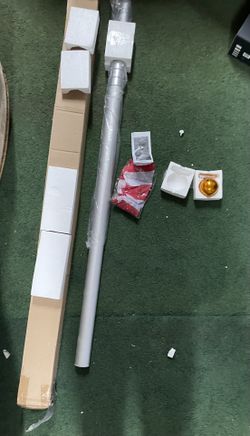 Big American Flag With Rod And Flag