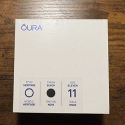 Oura Ring Gen 3 Heritage Black Color Size 11