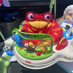 Baby Jumper/ Bouncer Activity-Center with Music Lights Sounds Toys Rainforest Theme Pick Up In Torrance 