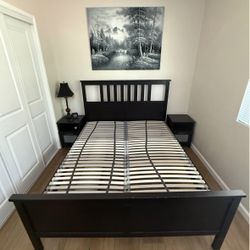 Queen Size IKEA Hemnes Bedframe & Base 