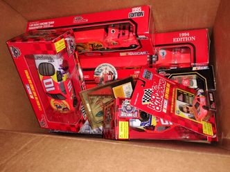 Box of Nascar Ricky rudd diecast some cool stuff!