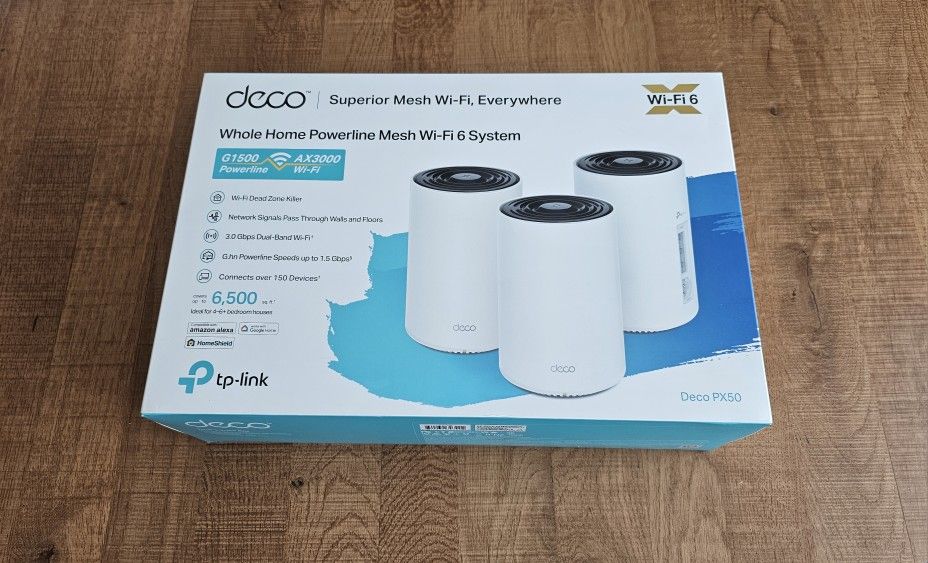 TP-Link Deco PX50 Mesh Wi-Fi System With Arris Modem