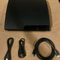 PlayStation 3 Slim CECH-3001B 320GB PS3 Console Only w/ Cords
