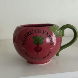 The Office Schrute Farms Beet 3D Sculpted Ceramic Mug