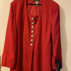 Brand New Champagne Italy Size 14 Women’s Suit 