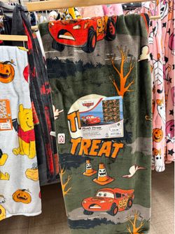 Halloween  Disney cars blanket